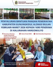 PENYALURAN BANTUAN PANGAN PEMERINTAH ALOKASI BULAN FEBRUARI-MARET 2026 SEJUMLAH 1690 PENERIMA